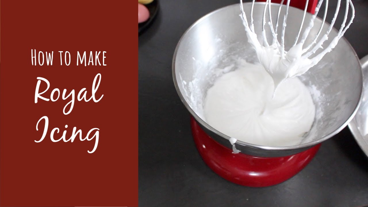 How to make Royal Icing | Learn to make a piping bag using baking paper