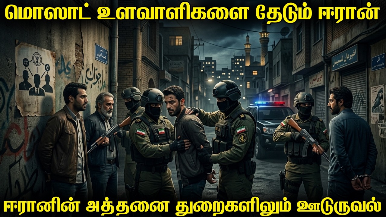 ஈரானுக்கு அவசர உதவியை அனுப்பிய இந்தியா | ஈரானில் ஊடுருவியுள்ள மொசாட் வீரர்களை தேடும் ஈரான் ராணுவம்.