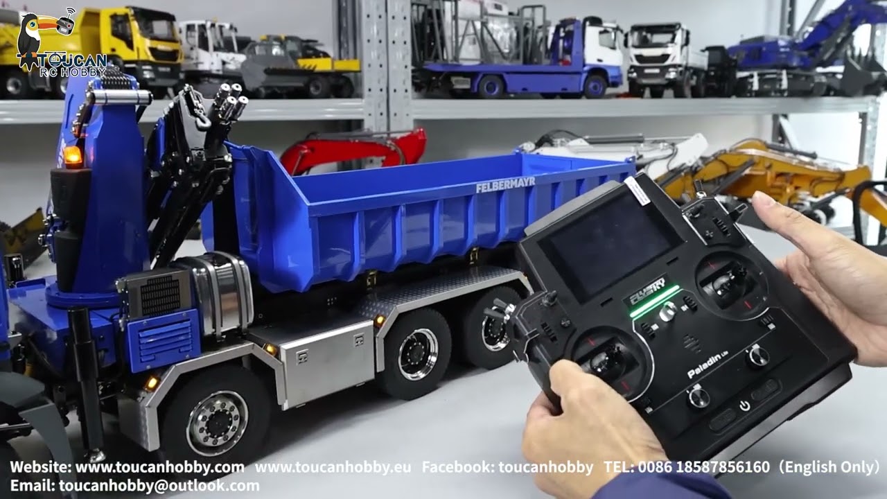 How to operate 10X10 roll on/off dumper truck