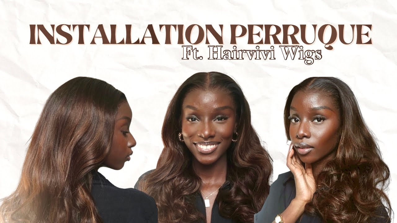 WIG INSTALL | Installation de perruque | tutoriel étape par étape | Hairvivi x Maguie