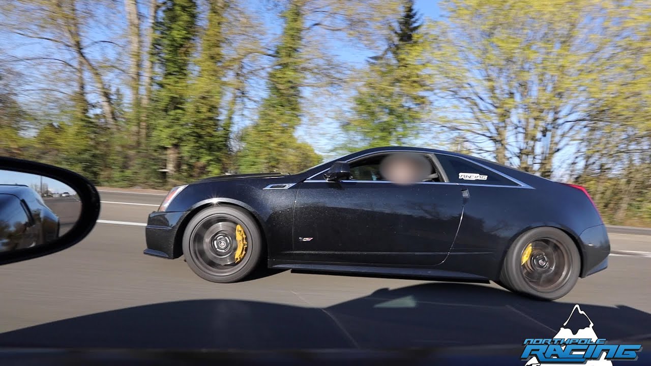 Cadillac CTS-V's vs THE WORLD!! GTR, EVO X, & MORE