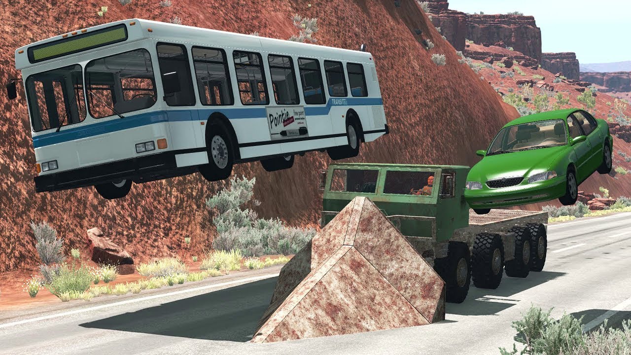 Crazy Truck Rampage #2 - BeamNG Drive Crashes | Crashi letsplay