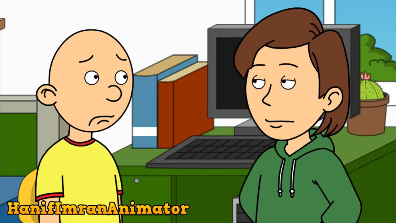 Caillou's computer won't turn on