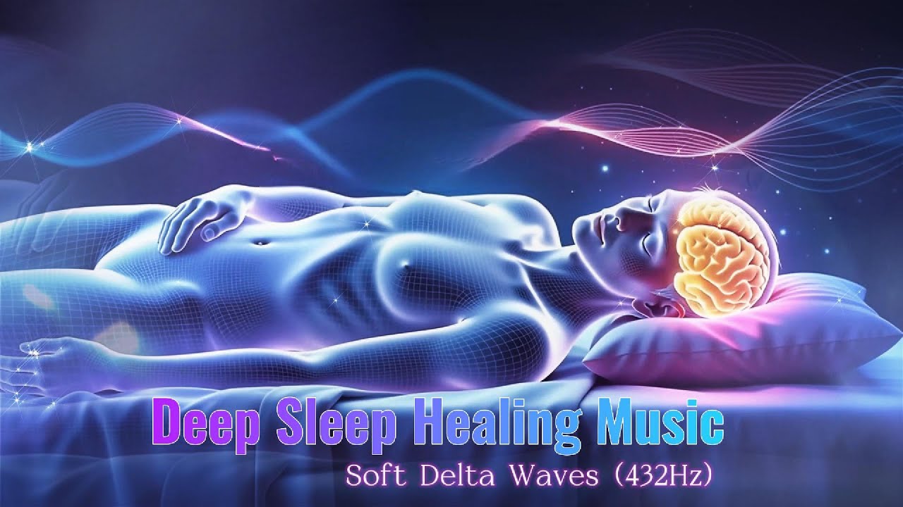 2H Relaxing Sleep Music 🌙 Soft Delta Waves (432Hz)