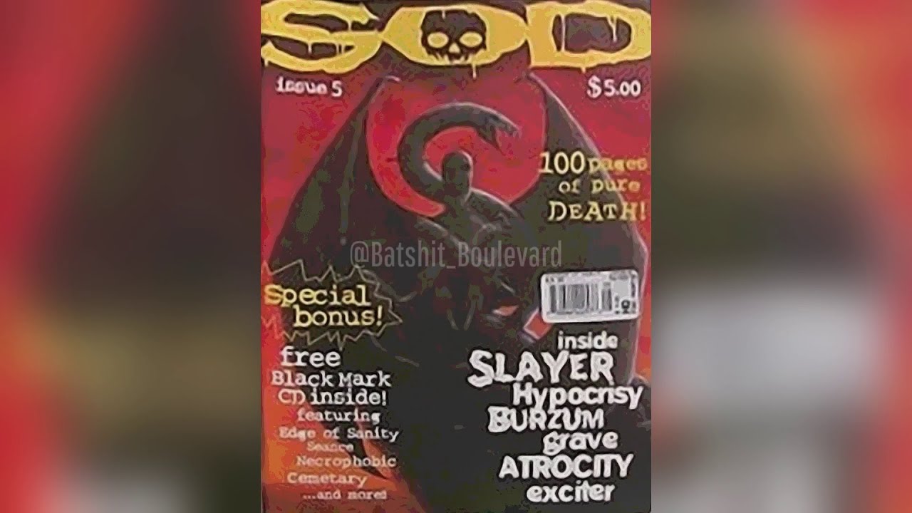 Vintage magazine visualizer: SOUNDS OF DEATH #5, 1995