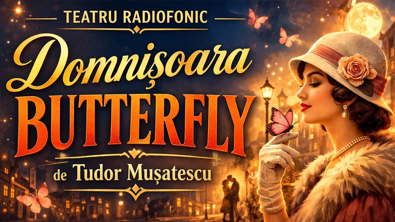 🦋 Domnișoara Butterfly - o comedie de Tudor Mușatescu | Teatru Radiofonic (1977)
