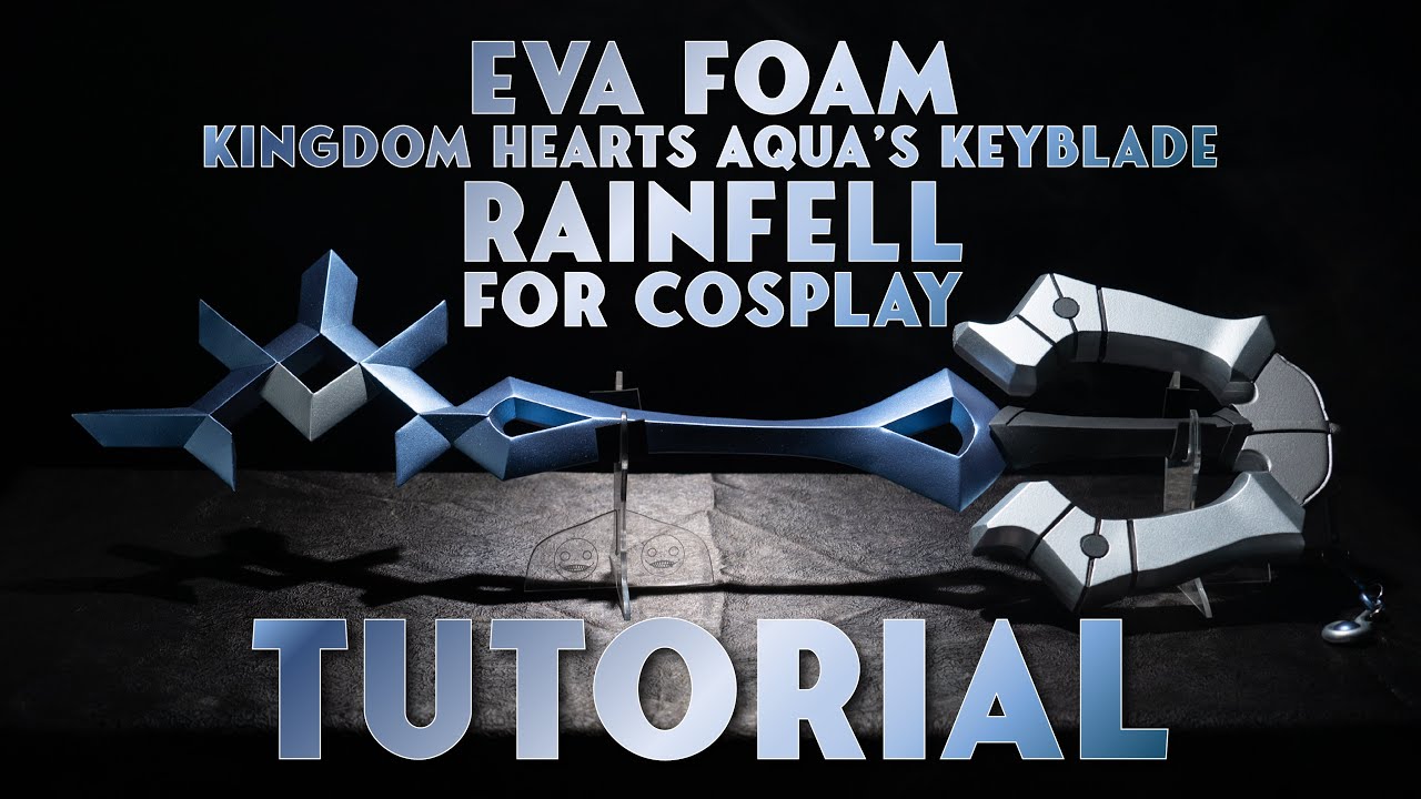 How to make a realistic Keyblade prop for cosplayers using EVA foam