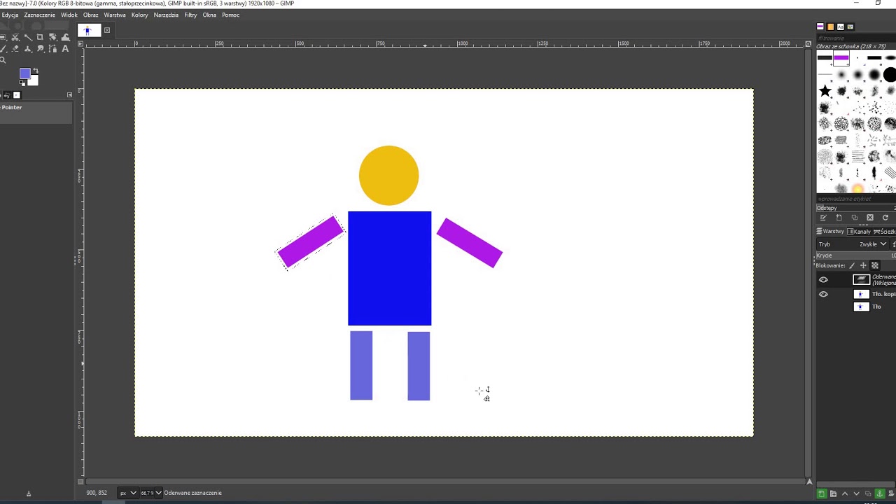GIMP cw10 Tworzymy animację w programie GIMP
