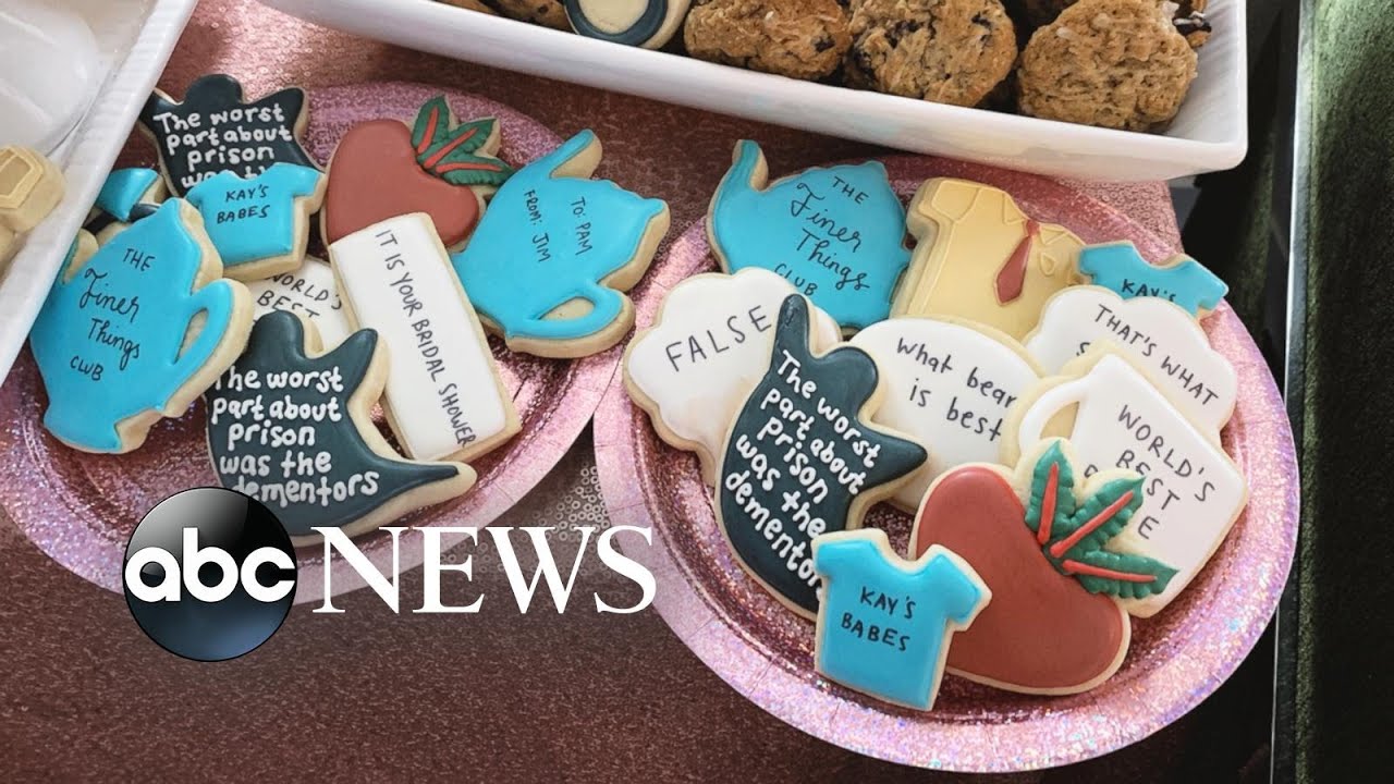 Give these gals a Dundee because 'The Office'-themed bridal shower was 'incredible' | GMA Digital