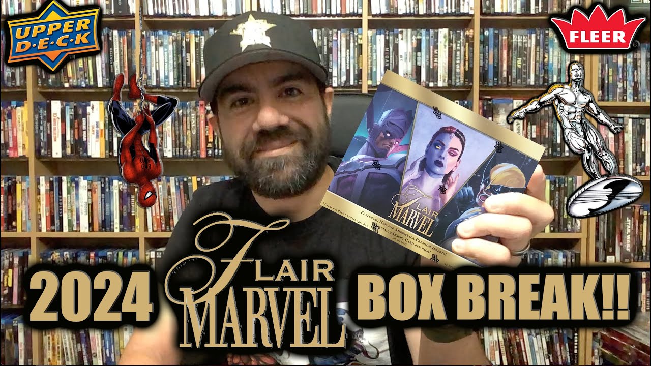2023 Marvel Flair Trading Cards Unboxing Plus CHASE HIT!!! (Hobby Box Break)