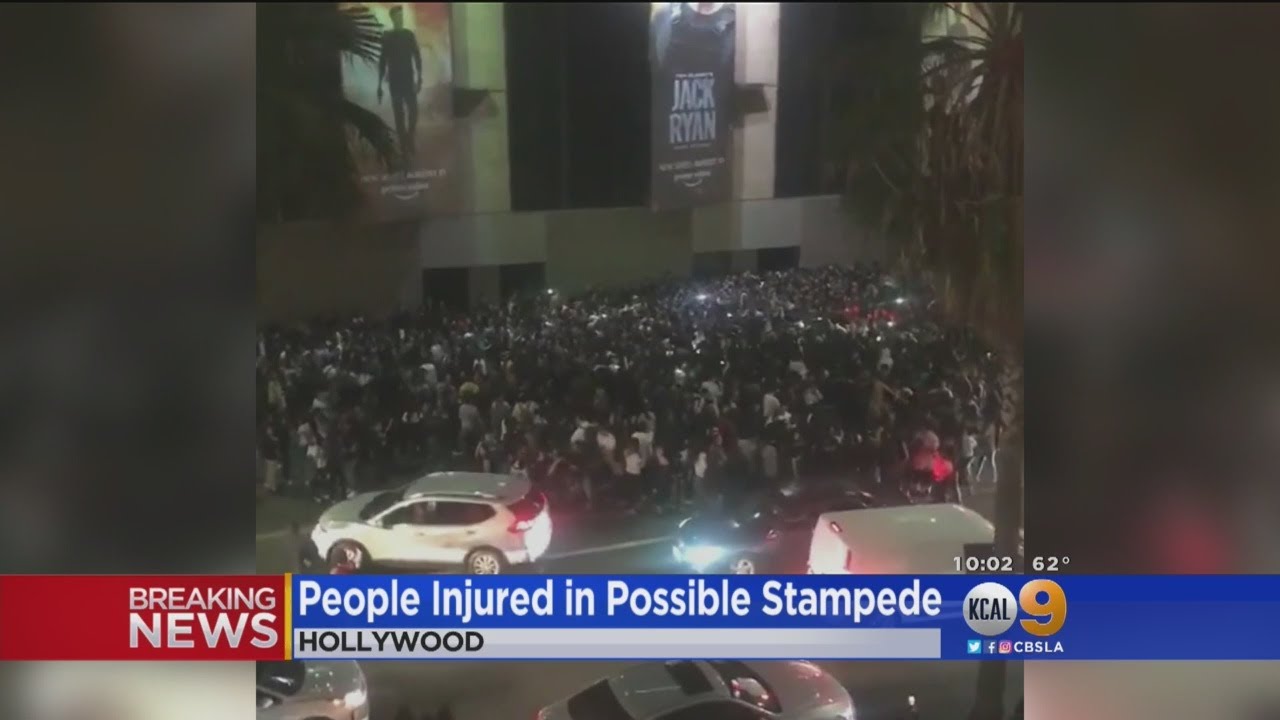 Multiple People Injured In Possible Stampede In Hollywood