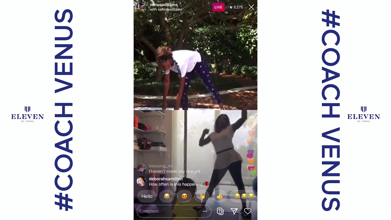 #CoachVenus - Venus Williams works out with Serena Williams and Amy Schumer