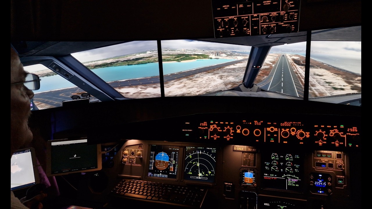 MSFS2024 Approach into a breezy PHNL Honolulu International Airport using Beyond ATC