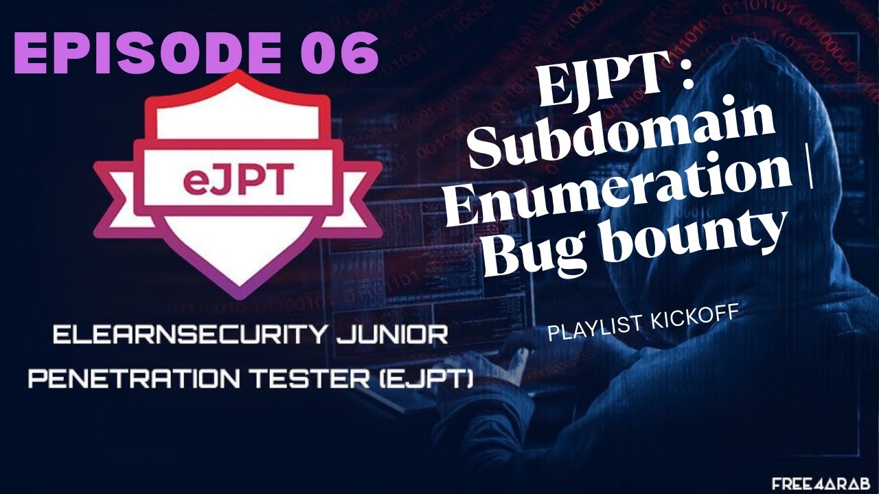 06-Subdomain Enumeration Using Sublist3r | eJPT Website Reconnaissance | eJPT Full Course