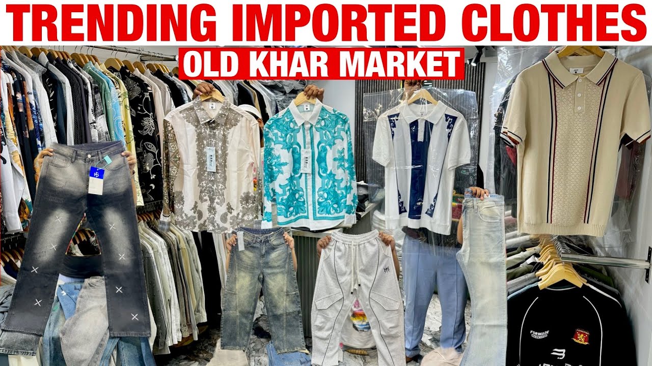 Jimmy 🤩 Old Khar Market | Imported Stitch Less Shirts | Baggy Jeans | Korean Pants | Boot Cut Jeans