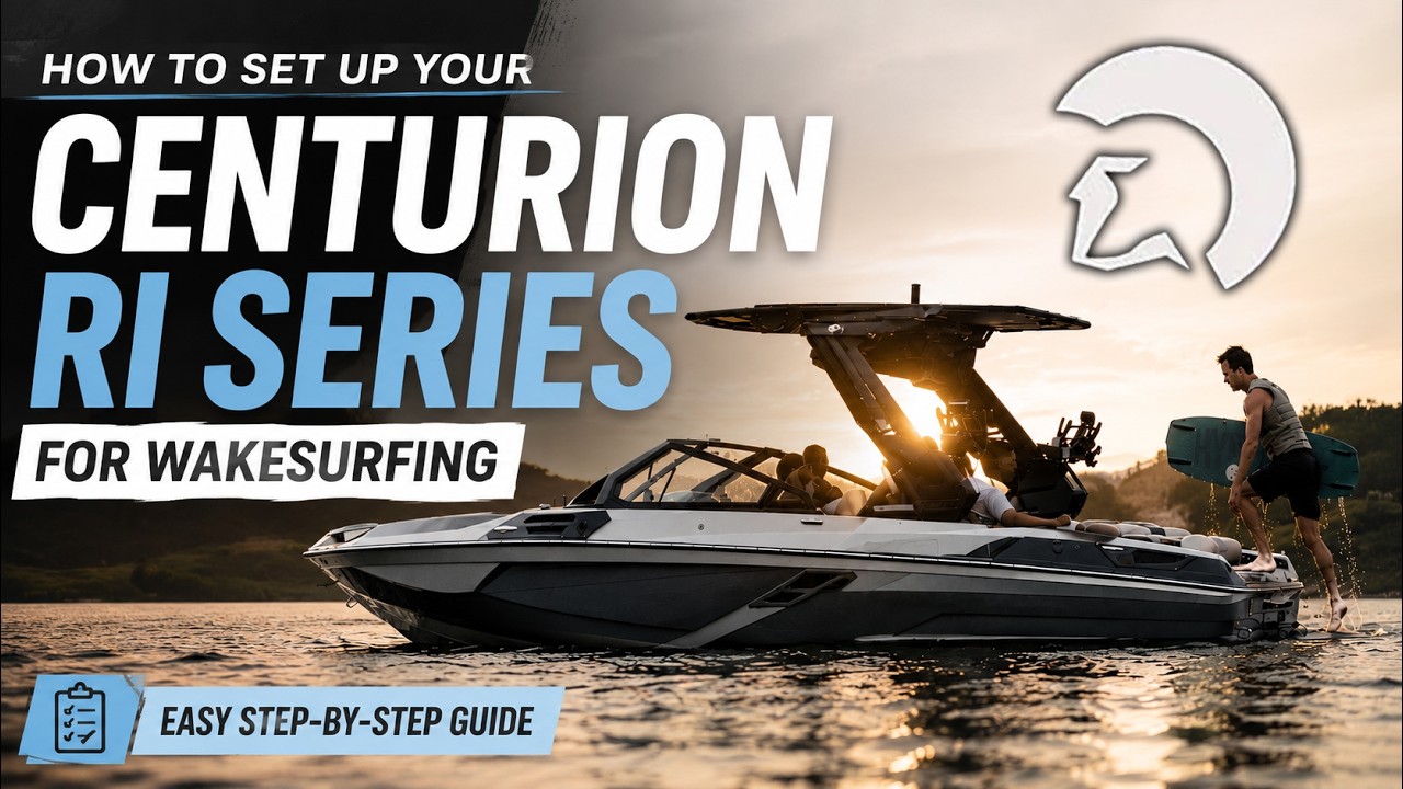 Wake Surf Settings for Centurion Boats - Ri Series