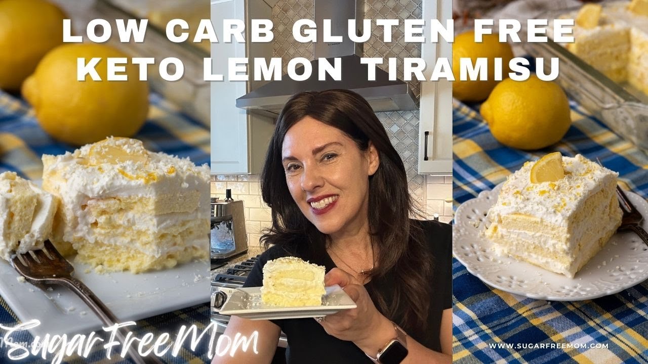 Quick Low Carb Gluten Free Keto Lemon Tiramisu
