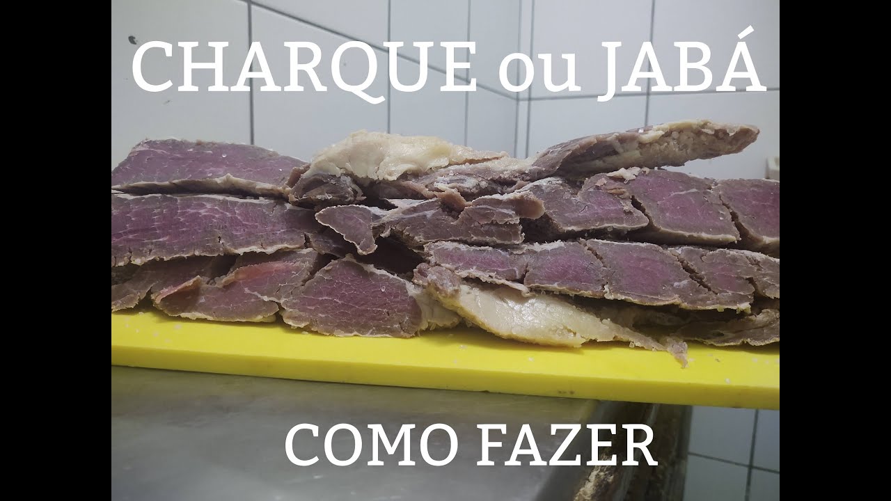 CHARQUE ou JABÁ, COMO FAZER
