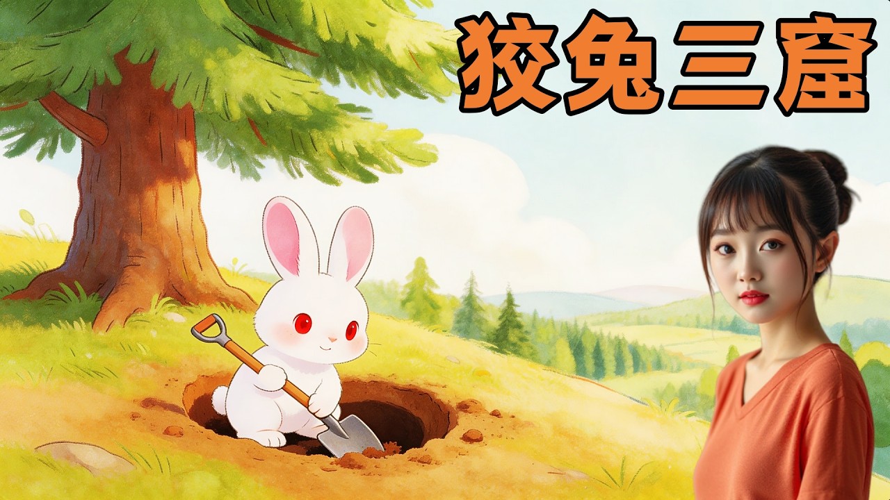 狡兔三窟｜彩雲說故事 047｜兒童故事繪本｜幼兒睡前故事 ｜儿童益智