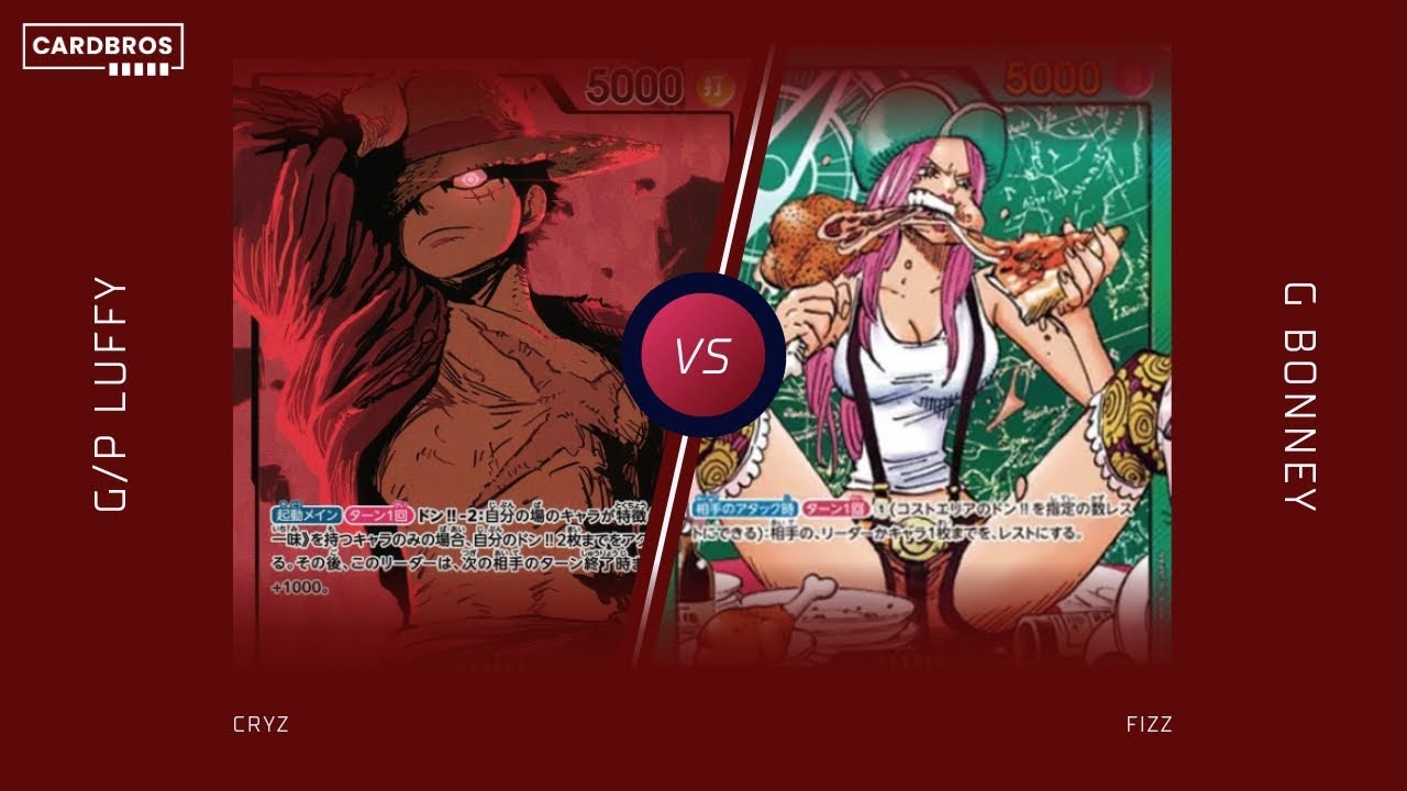 Green/Purple Luffy vs Green Bonney | CARDBROS OPCG Standard Battle 16 May 2025 Final