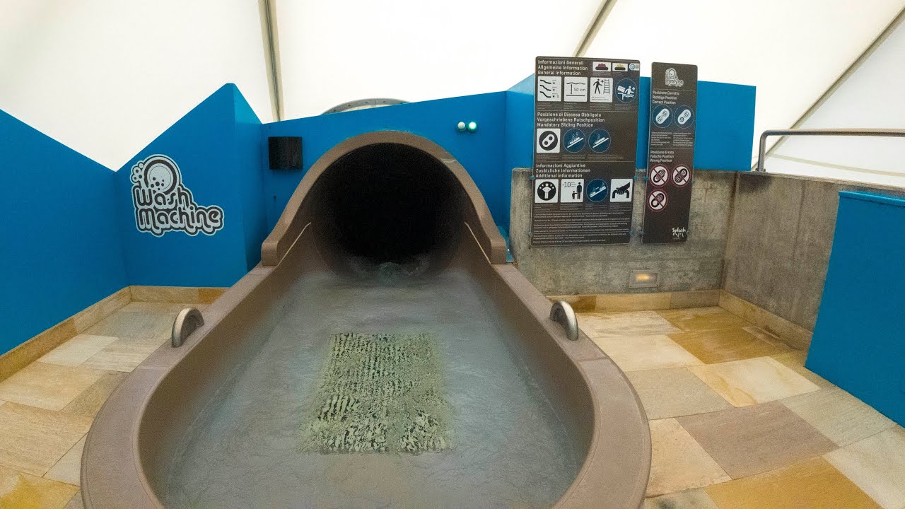 Wash Machine | Reifenrutsche im Splash e Spa Tamaro