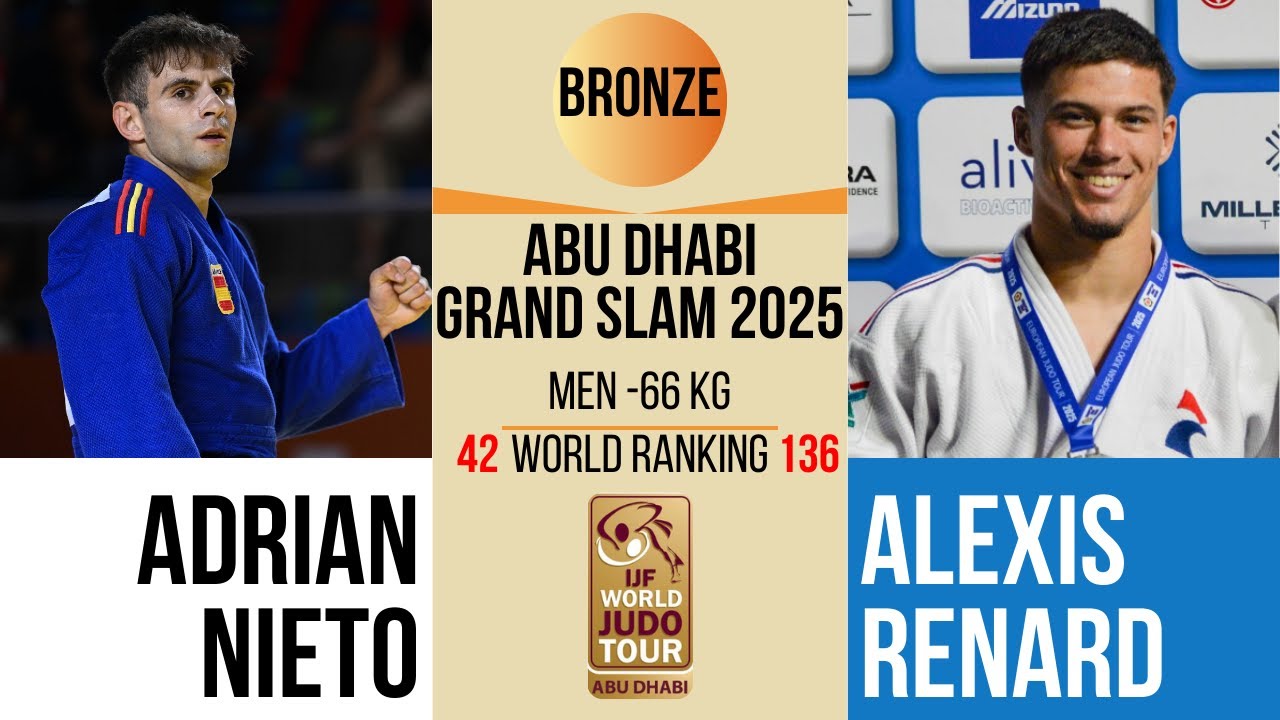 Adrian NIETO CHINARRO VS Alexis RENARD | Abu Dhabi Grand Slam 2025 | BRONZE -66 kg