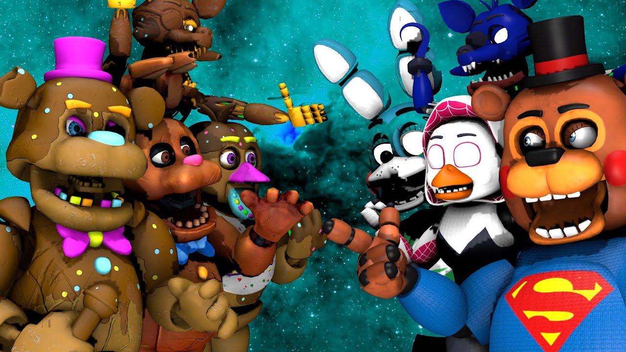 [SFM FNaF] Easter vs Super Hero Animatronics