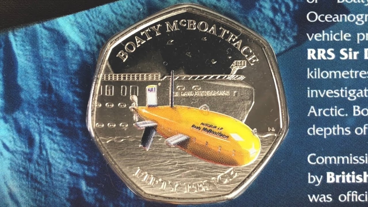 Boaty McBoatface 2nd 50p Coin!! || 6,000 Minted || Pobjoy Mint 2019
