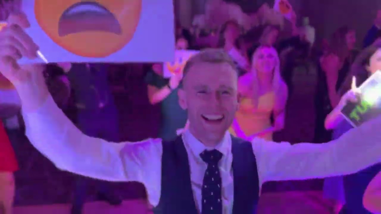 Unedited DJ Battle at Sarah & William Arnott’s wedding in Seamill Hydro!