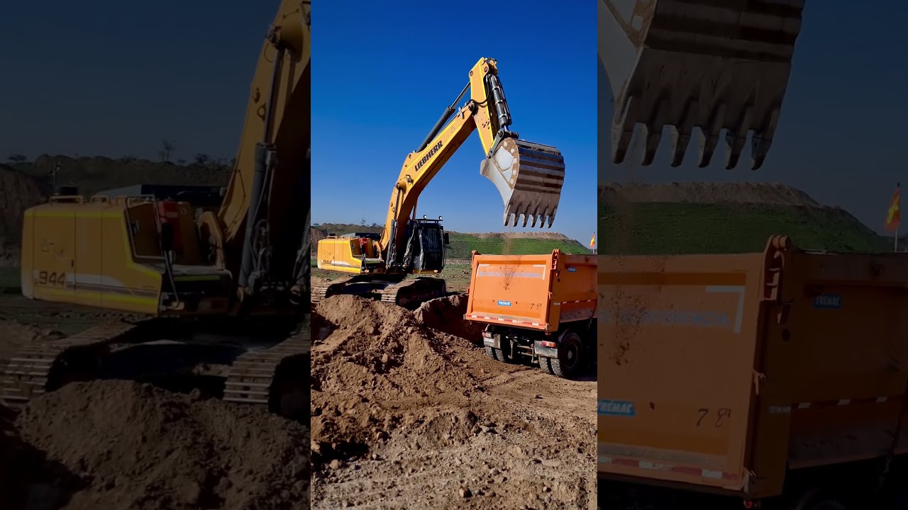 [LIEBHERR] Excavadora R944 en trabajos de extracci&oacute;n de material