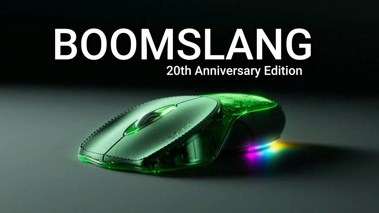 Razer Boomslang 20th Anniversary Edition - Most Expensive Gaming Mouse Ever