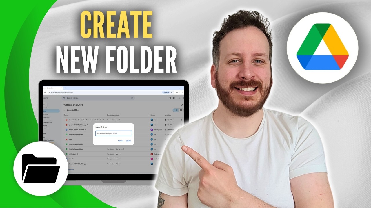 How To Create A New Folder In Google Drive