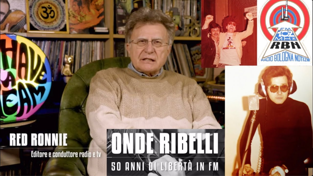 Red Ronnie su Rai3 a "Onde ribelli - 50 anni di libertà in FM"