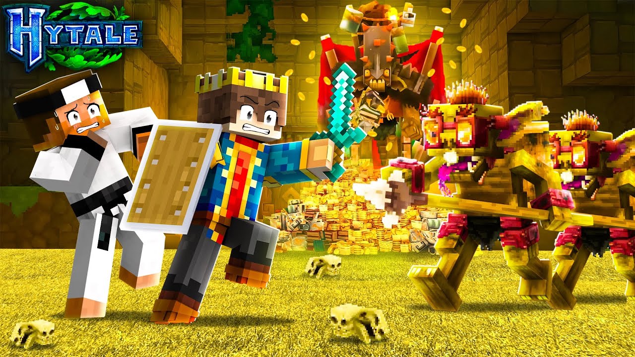 We Defeated Goblin King on First Day 😱| Hytale