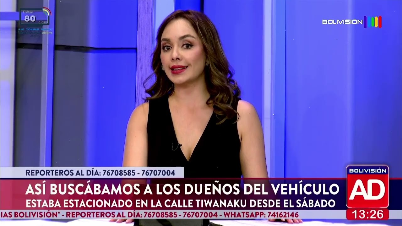 Dueños del vehículo agradecen a Bolivisión por encontrar su auto