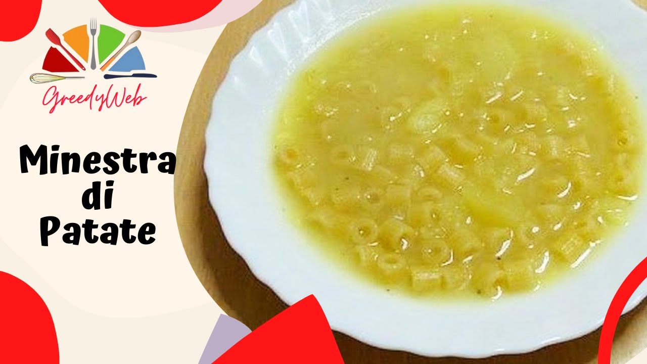 RICETTA Minestra di PATATE di Greedy