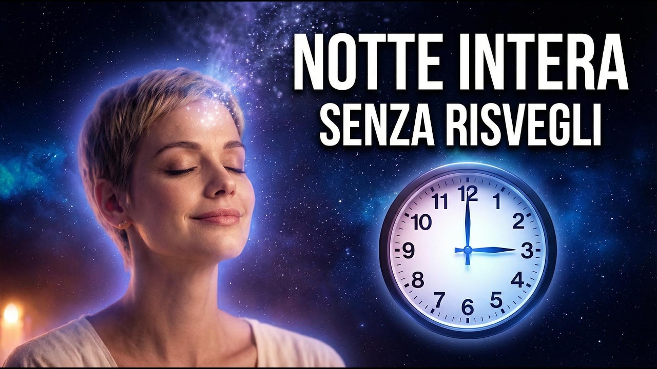 Ipnosi per Dormire Tranquilli e Non Svegliarsi Più di Notte