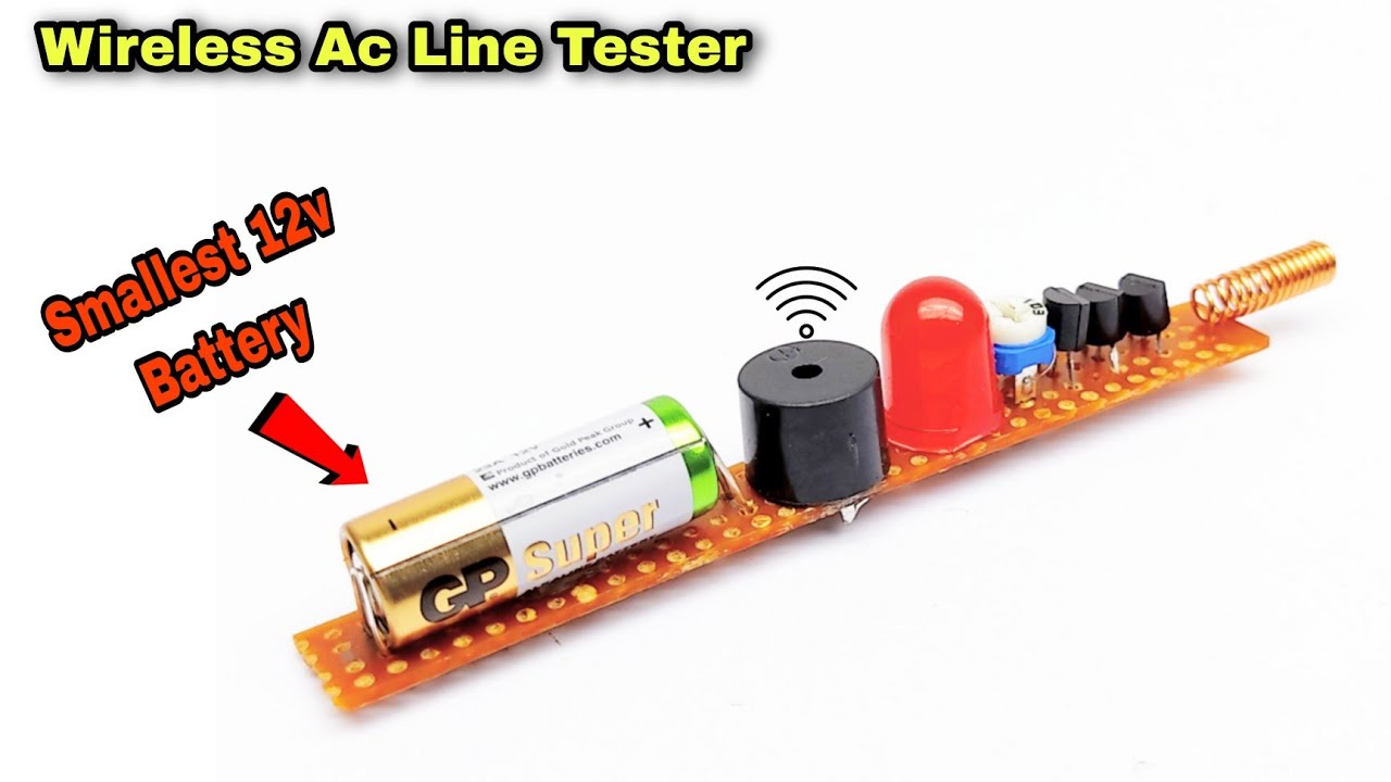 How to Make an AC Line Detector ||Wireless Electric Tester That's Amazing!