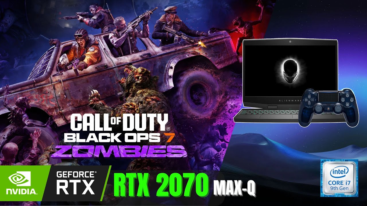 Black Ops 7 Zombies Beta | RTX 2070 Max-Q Laptop 🎮 | Alienware m15 | Best Graphics Settings