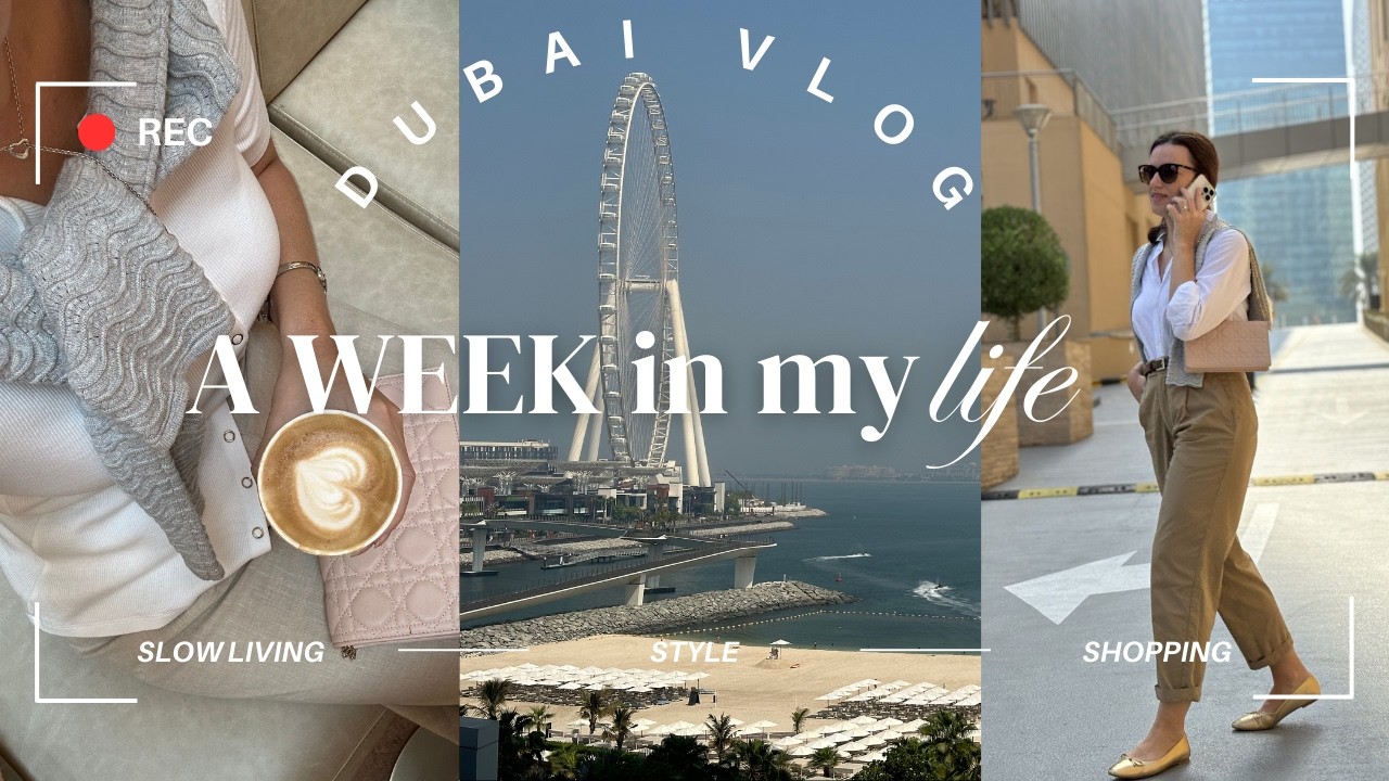 Slow Living in Dubai as an Entrepreneur | Weekly vlog Dubai Marina