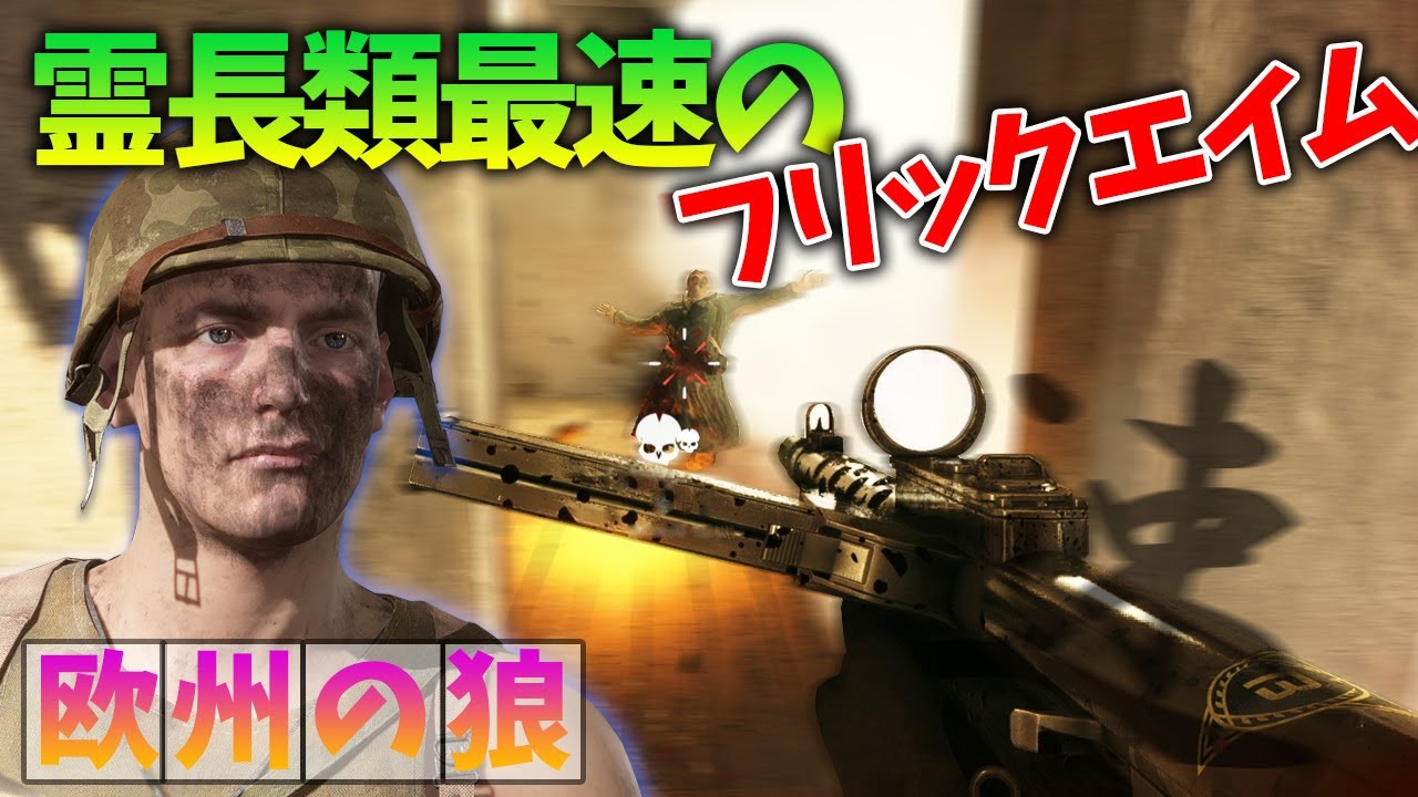 [BF5]どの試合でもチーター呼ばわりされる欧州の狼のフリックエイムが霊長類最速だった！【観戦モード】