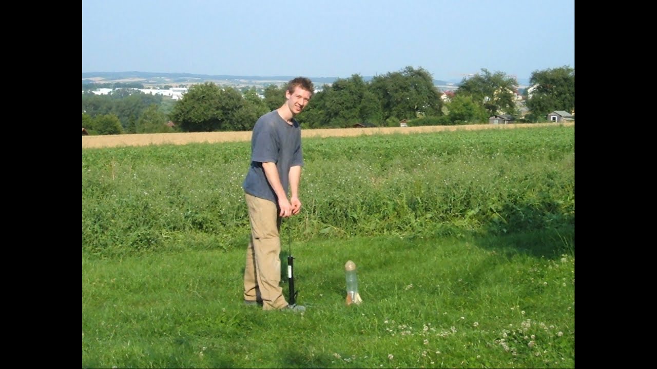 Wasserraketen-Start