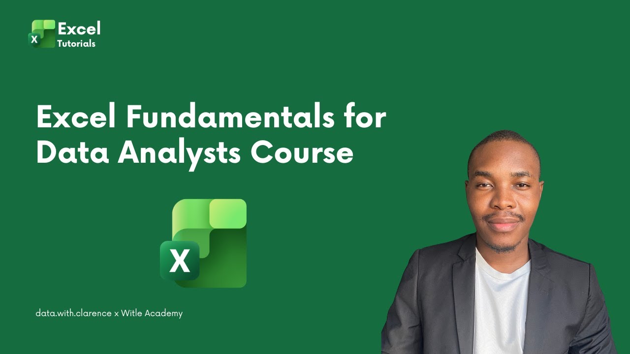 Excel Fundamentals for Data Analysts | Introduction to Excel (Episode 1)