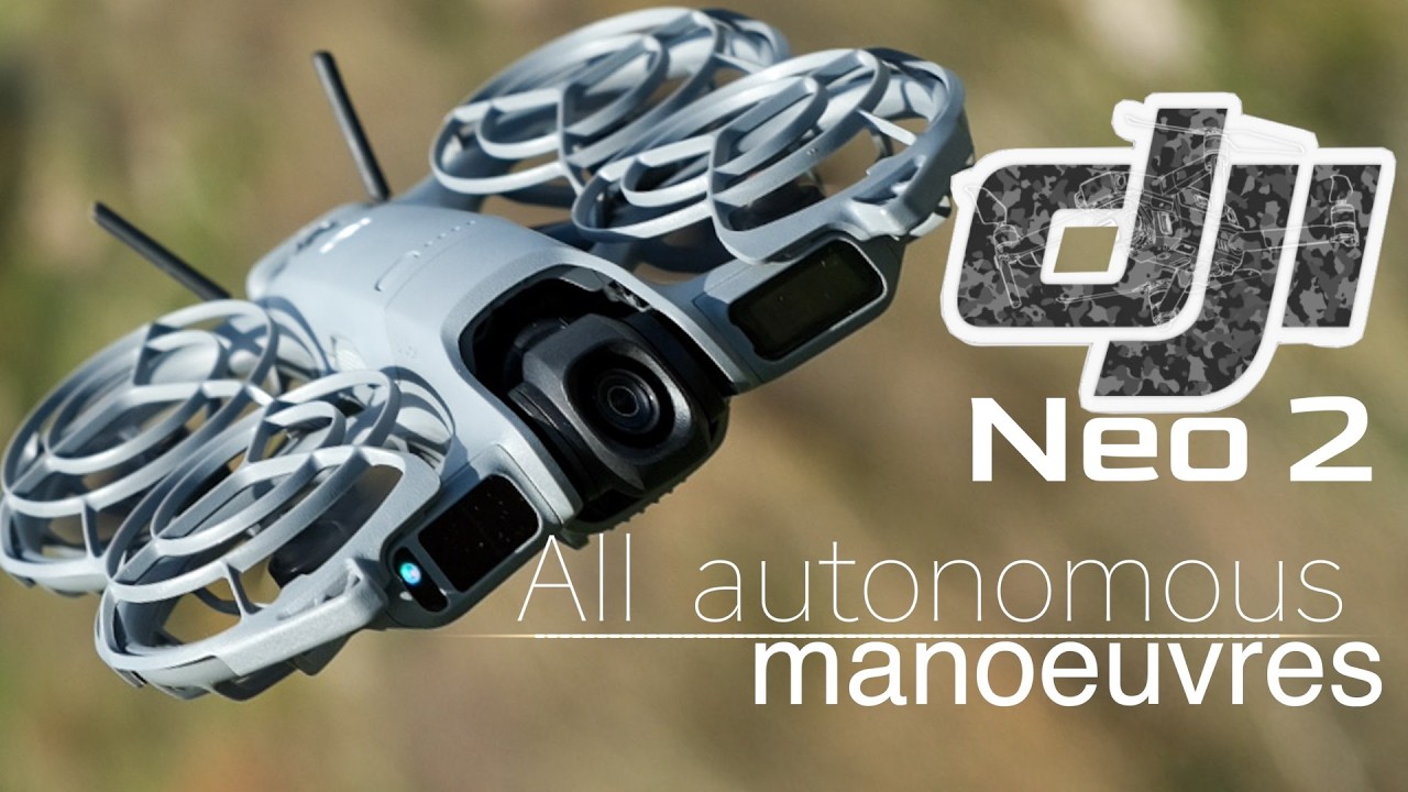 DJI NEO 2: Полностью автономные маневры.