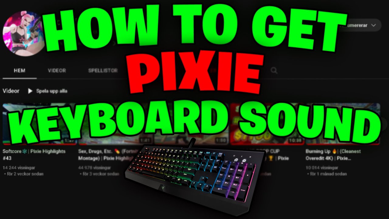 How to get PIXIE Keyboard Sound ⌨️ 🔊 | 2025