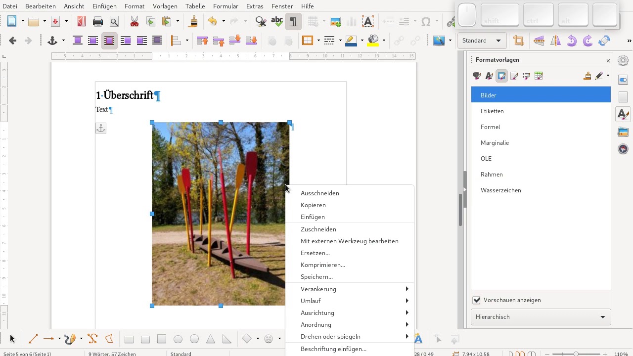 Facharbeit mit LibreOffice Writer erstellen. (Kurzversion)
