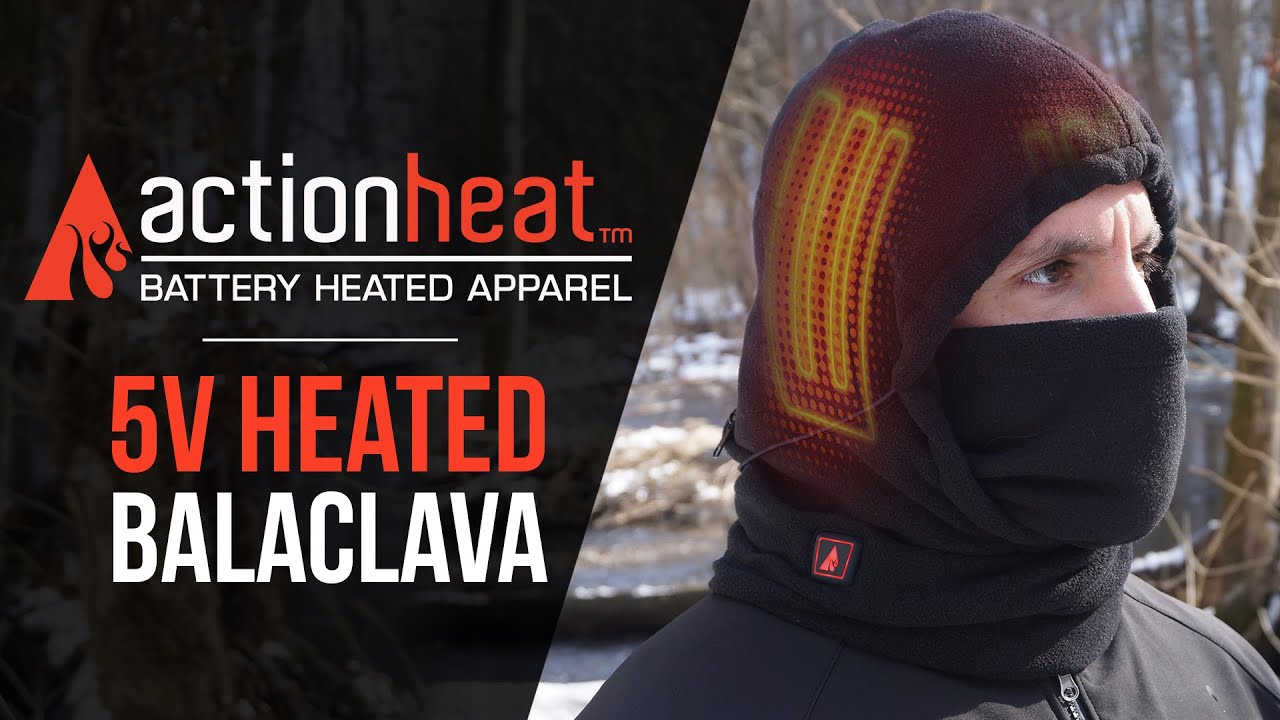 ActionHeat Battery Heated 5-in-1 Balaclava - TheWarmingStore