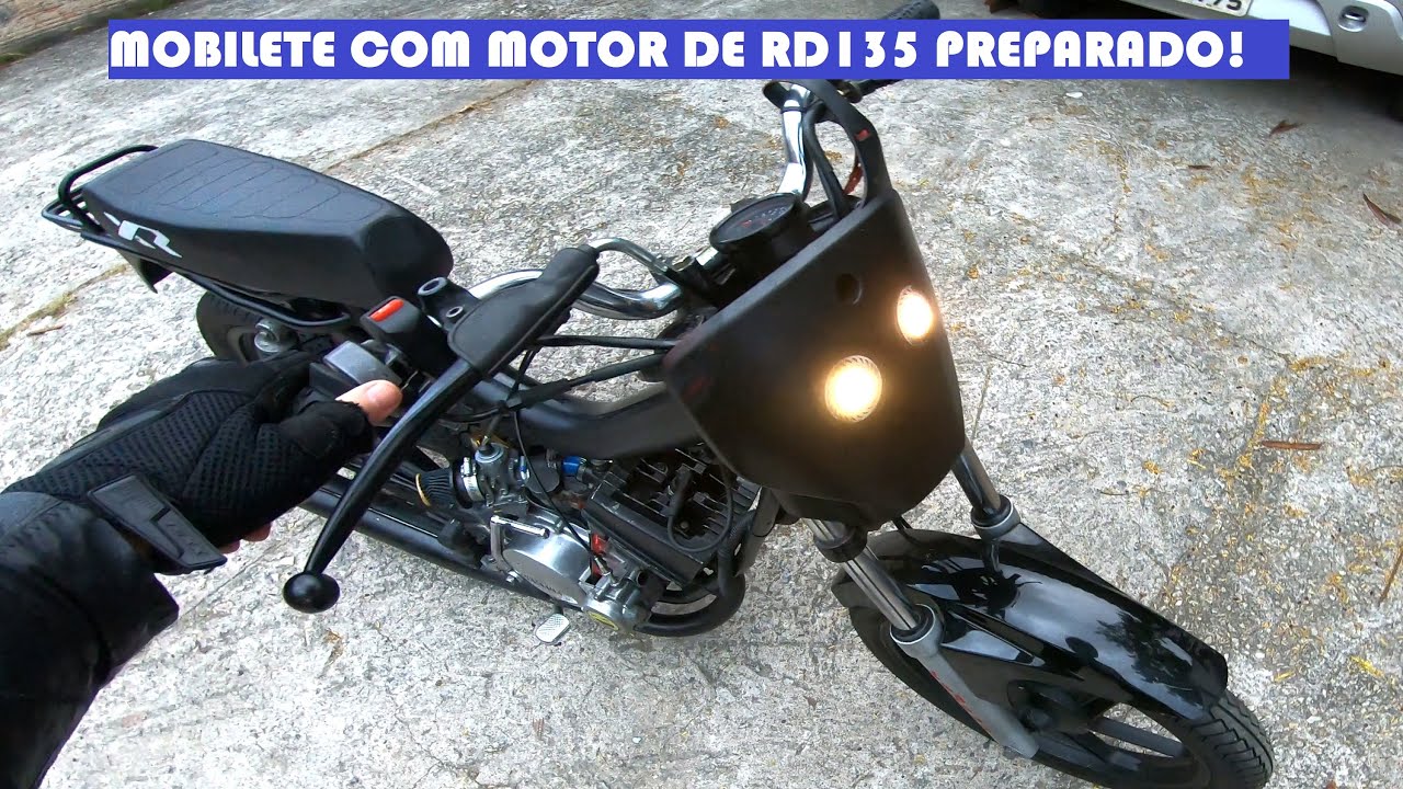 TESTEI TODAS MINHAS MOBILETES CALOI DEPOIS DE MESES PARADAS! A COM MOTOR DE RD135 ME DESANIMOU!