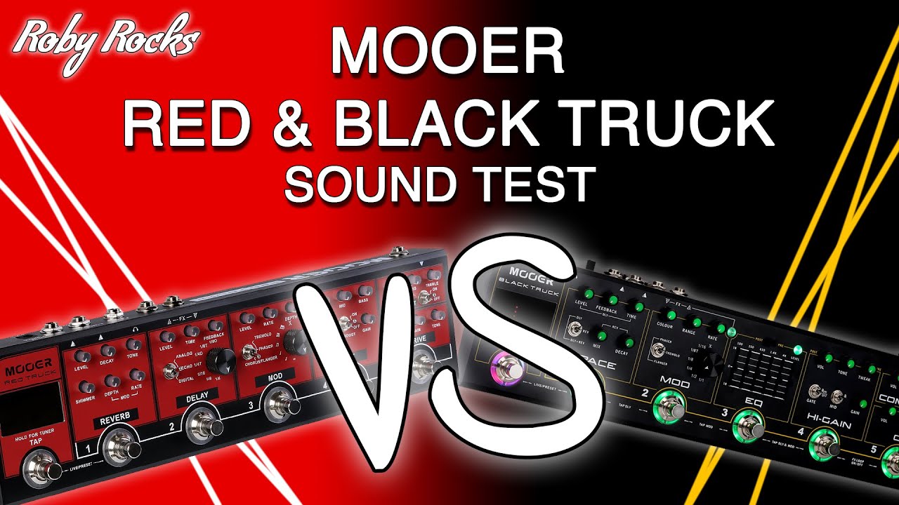 Mooer RED TRUCK VS BLACK TRUCK - Sound Comparison