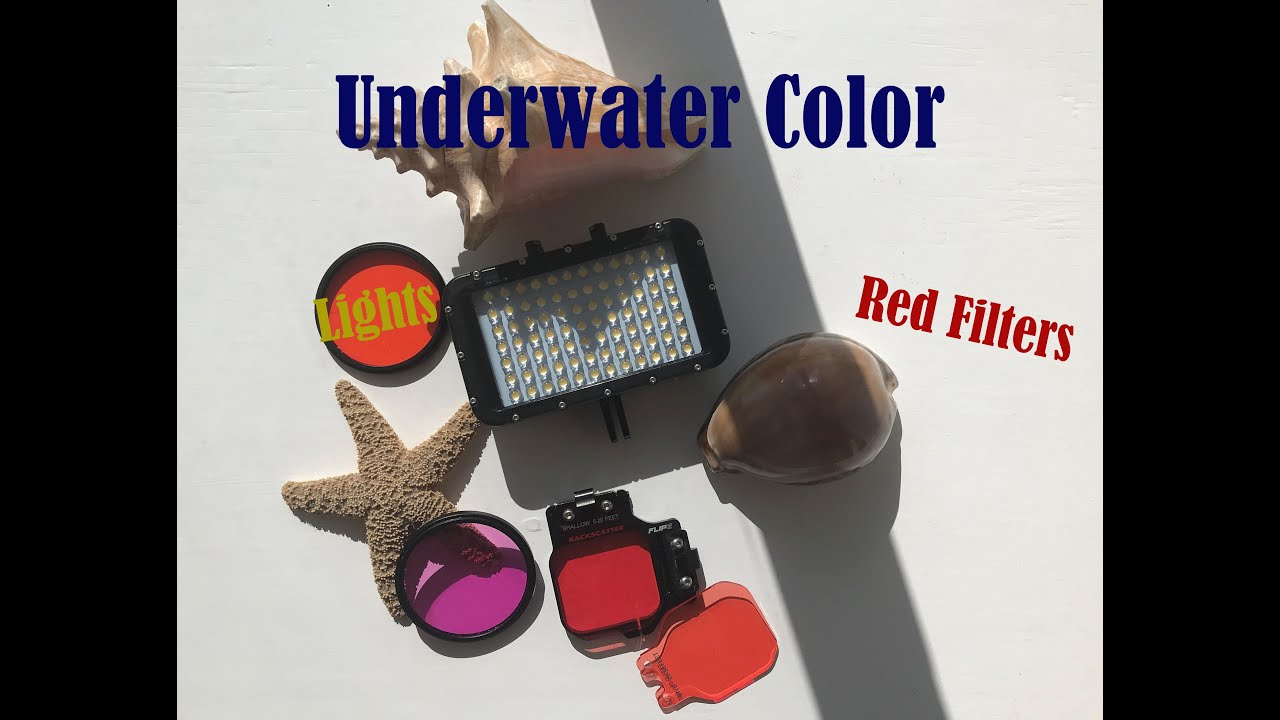 Correcting Color in Underwater Video Using Red Filters and Lights